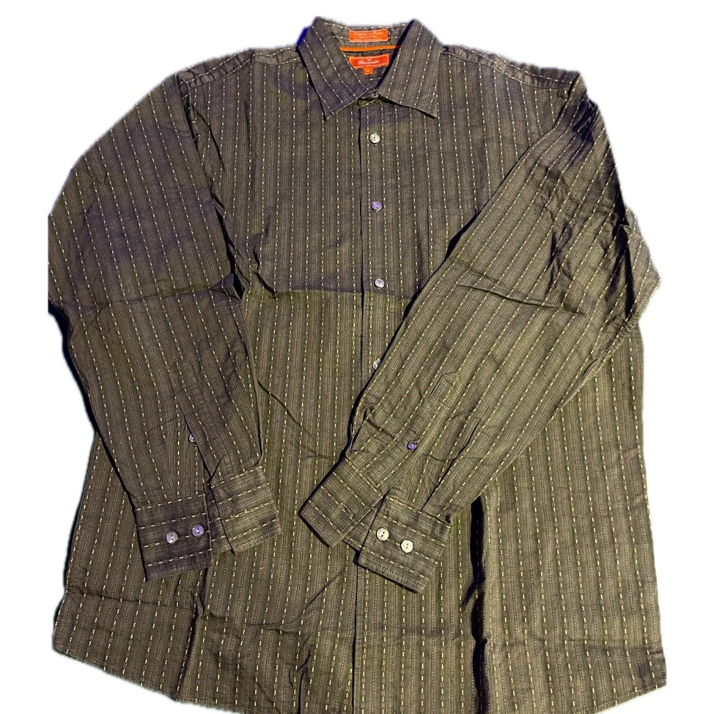 VTG Faconnable Men's Button Up Shirt - RARE pattern